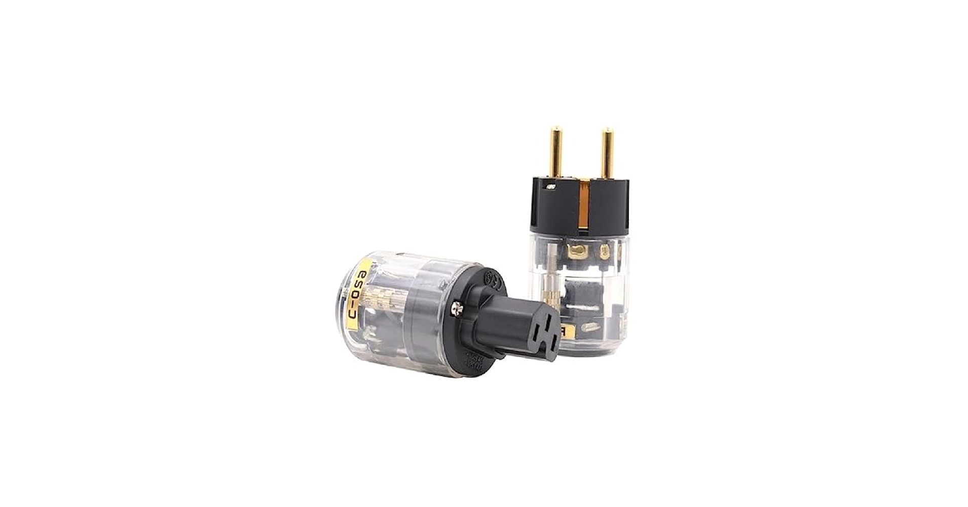 Amazon | 1 セット P-029 & C-029 ファイン銅金メッキ EU 電源